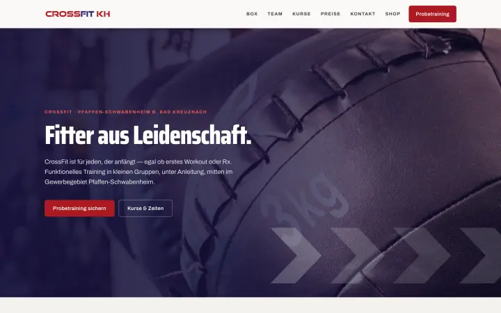 Startseite von CrossFit KH in Pfaffen-Schwabenheim